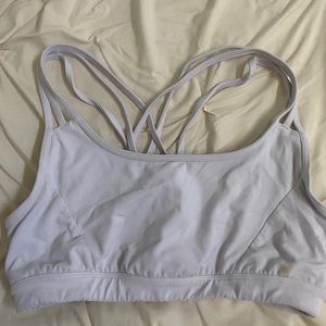 white athleta sports bra